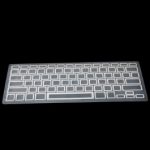 Silicone Keyboard Cover Water-proof Protector for Macbook Pro 13" 15" 17" Macbook Air 13" Silver Frame
